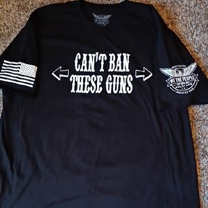 Patriotic Black Men's T-Shirt